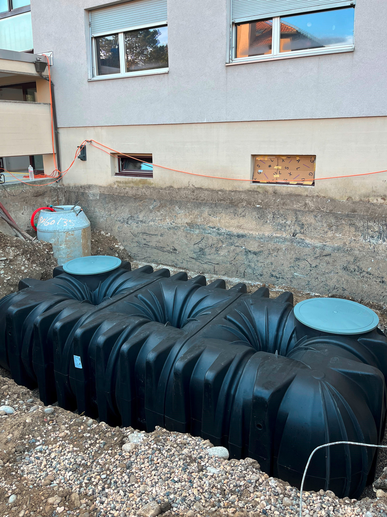 Realisierung Regenwassertank